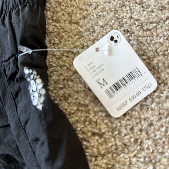 Free People Black High Waist Women's Shorts - Picture 2 of 5